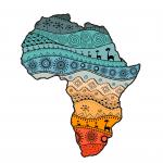 Ilustracion en colores de Africa